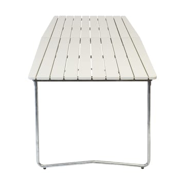 B31 matbord - 230x92 cm, Vitlackad ek-varmförzinkad stativ - Grythyttan Stålmöbler