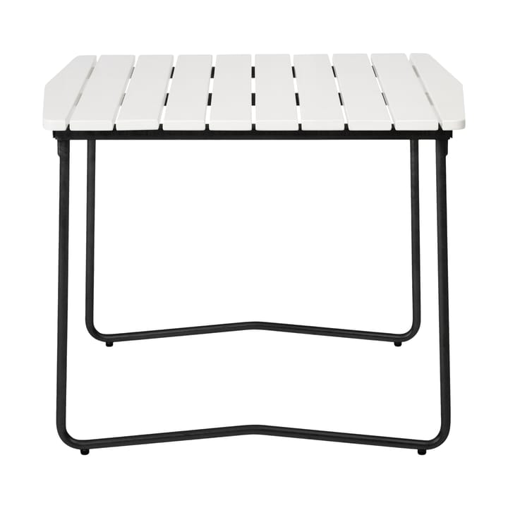 B31 matbord, 92x84 cm, Vitlackerad ek-svart Grythyttan Stålmöbler