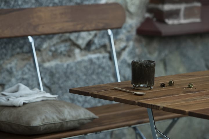Bryggeribord, Teak-varmförzinkat stativ Grythyttan Stålmöbler