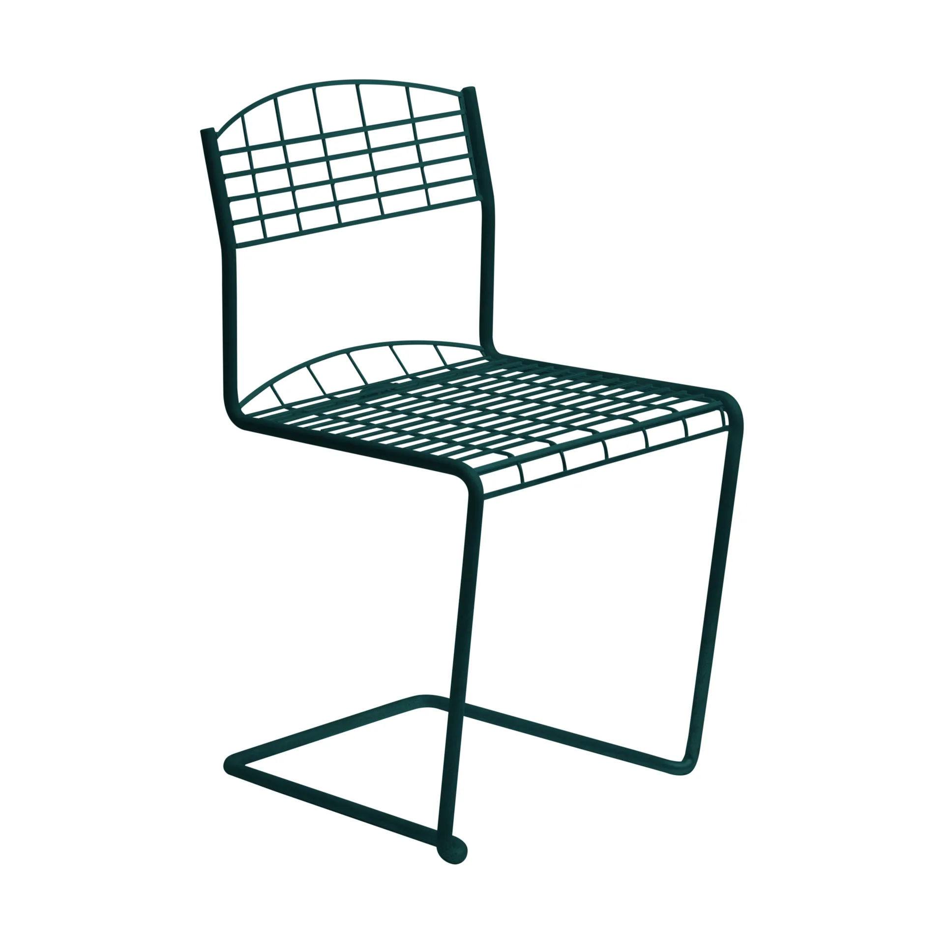 High Tech stol, Blågrön Grythyttan Stålmöbler