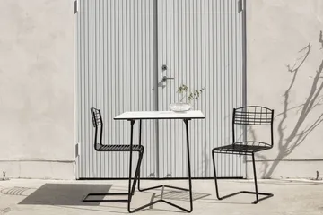 High Tech stol - Svart blank pulverlack - Grythyttan Stålmöbler