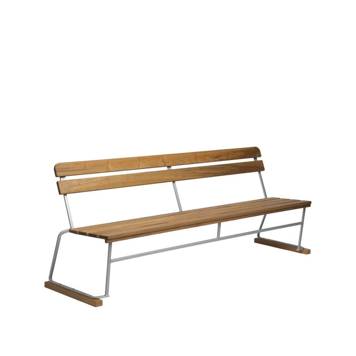 Soffa 5 - teak, varmförzinkat stativ - Grythyttan Stålmöbler