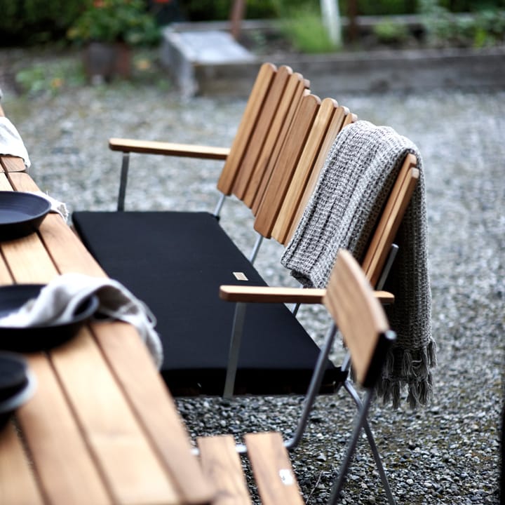 Soffa 6 dyna, Sunbrella blå Grythyttan Stålmöbler