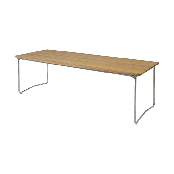 Table B31 matbord 230 cm, Oljad ek-varmförzinkad stativ Grythyttan Stålmöbler