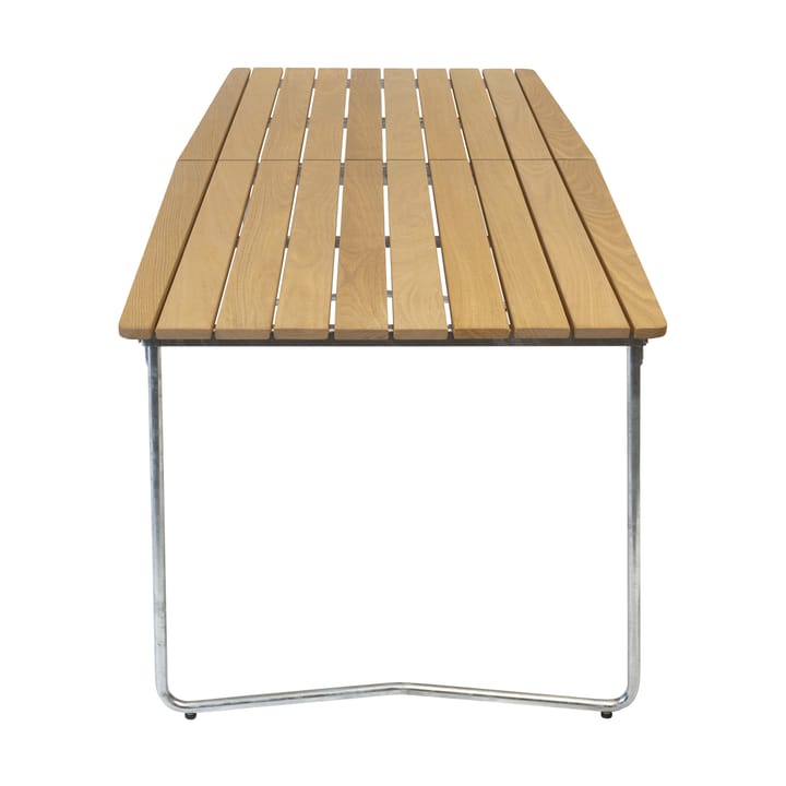 Table B31 matbord 230 cm, Oljad ek-varmförzinkad stativ Grythyttan Stålmöbler