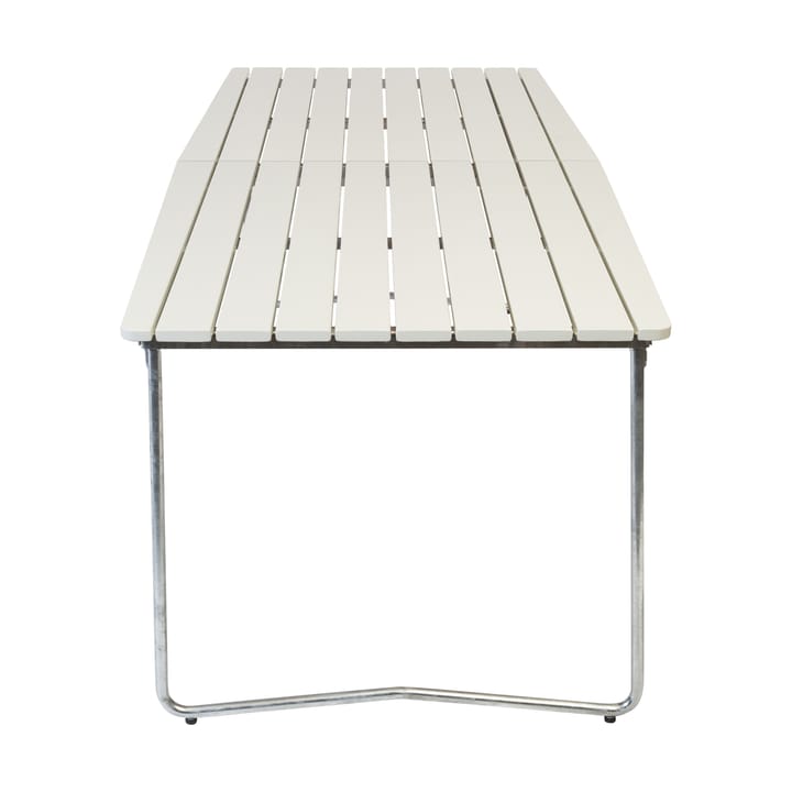 Table B31 matbord 230 cm, Vitlackad ek-varmförzinkad stativ Grythyttan Stålmöbler