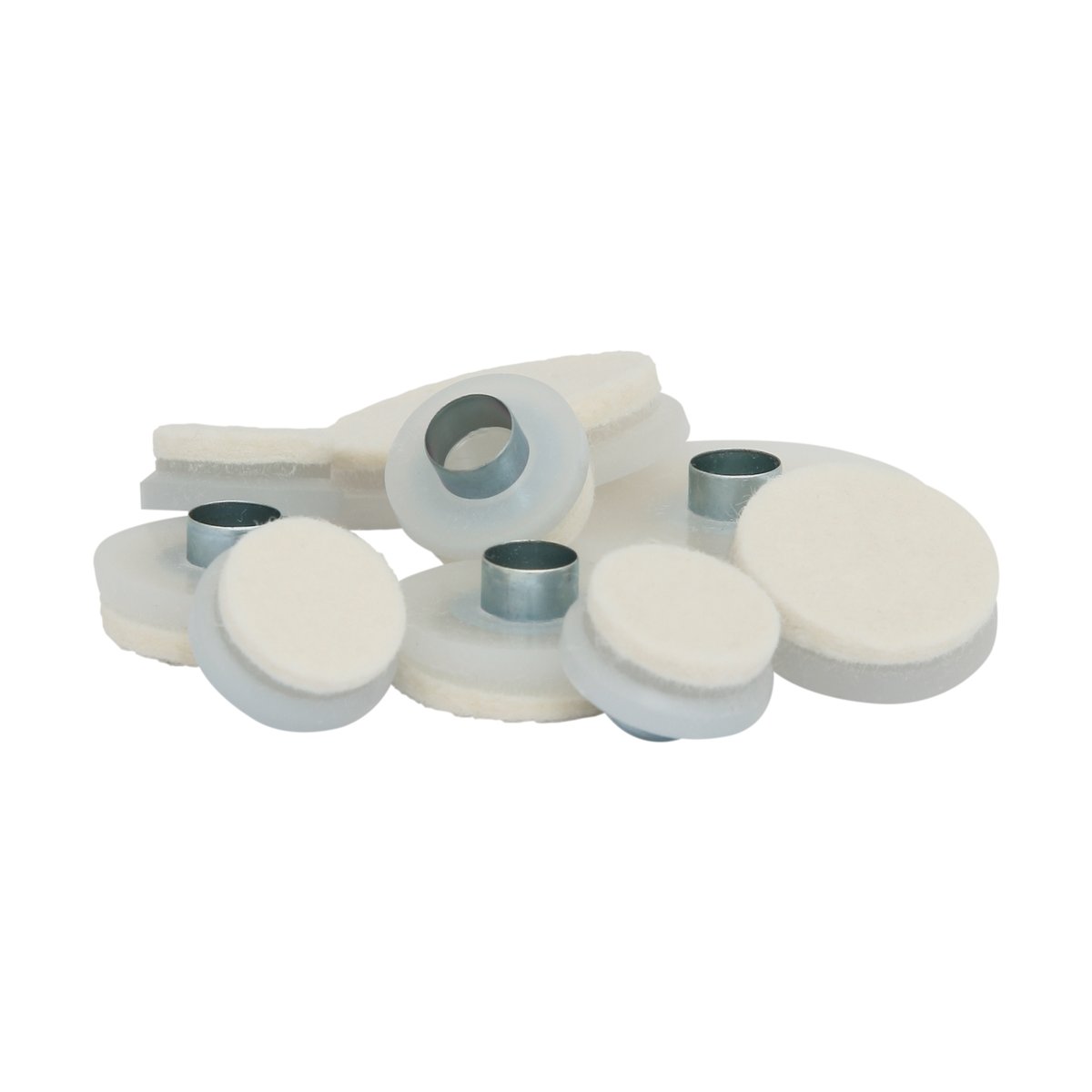 Guardian möbeltass med rörnit o22 mm 8-pack Vit | Skandinavisk Design | Möbelvård & tillbehör | Vit