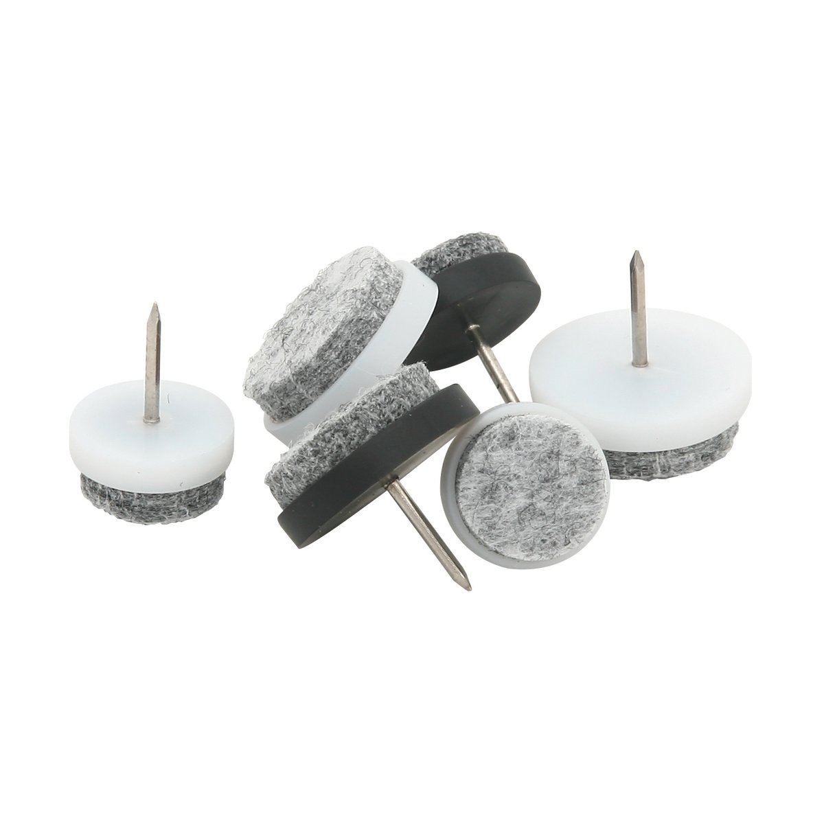 Guardian möbeltass med spik o17 mm 8-pack Svart | Skandinavisk Design | Möbelvård & tillbehör | Svart