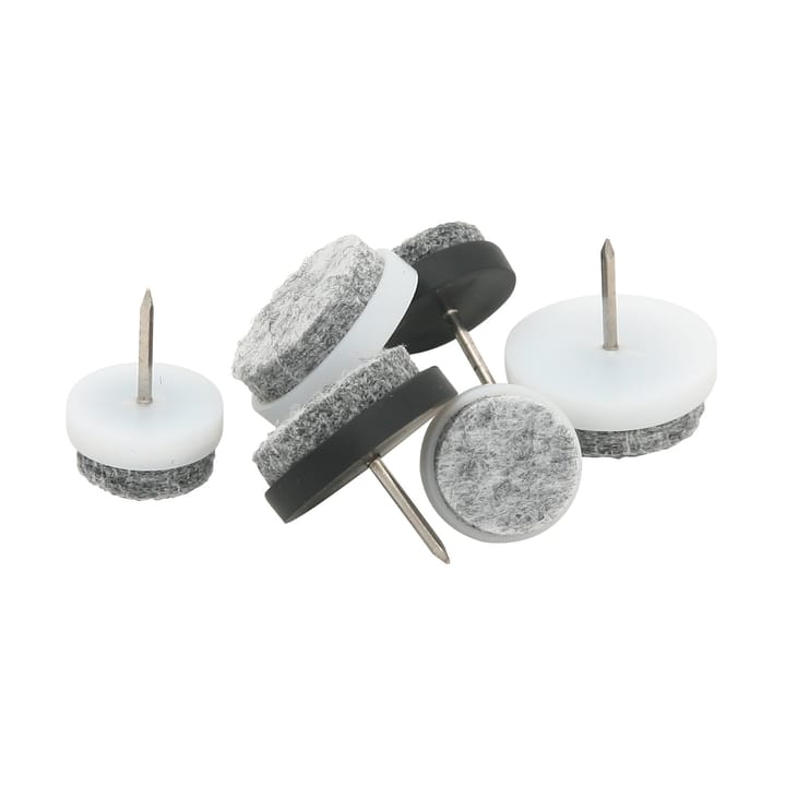 Guardian möbeltass med spik Ø20 mm 8-pack - Vit - Guardian