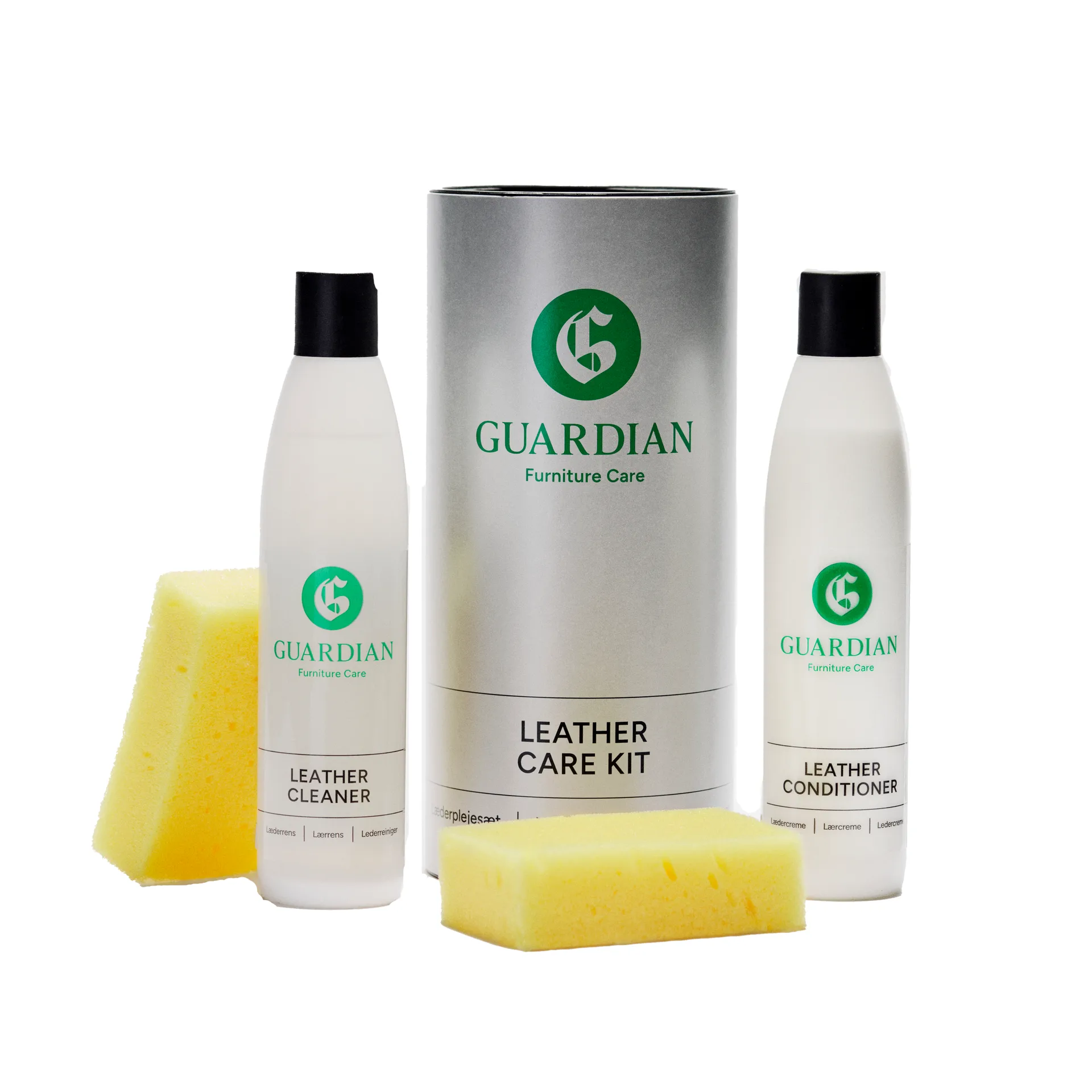 Guardian Nr 4 läder behandlingsset, transparent Guardian