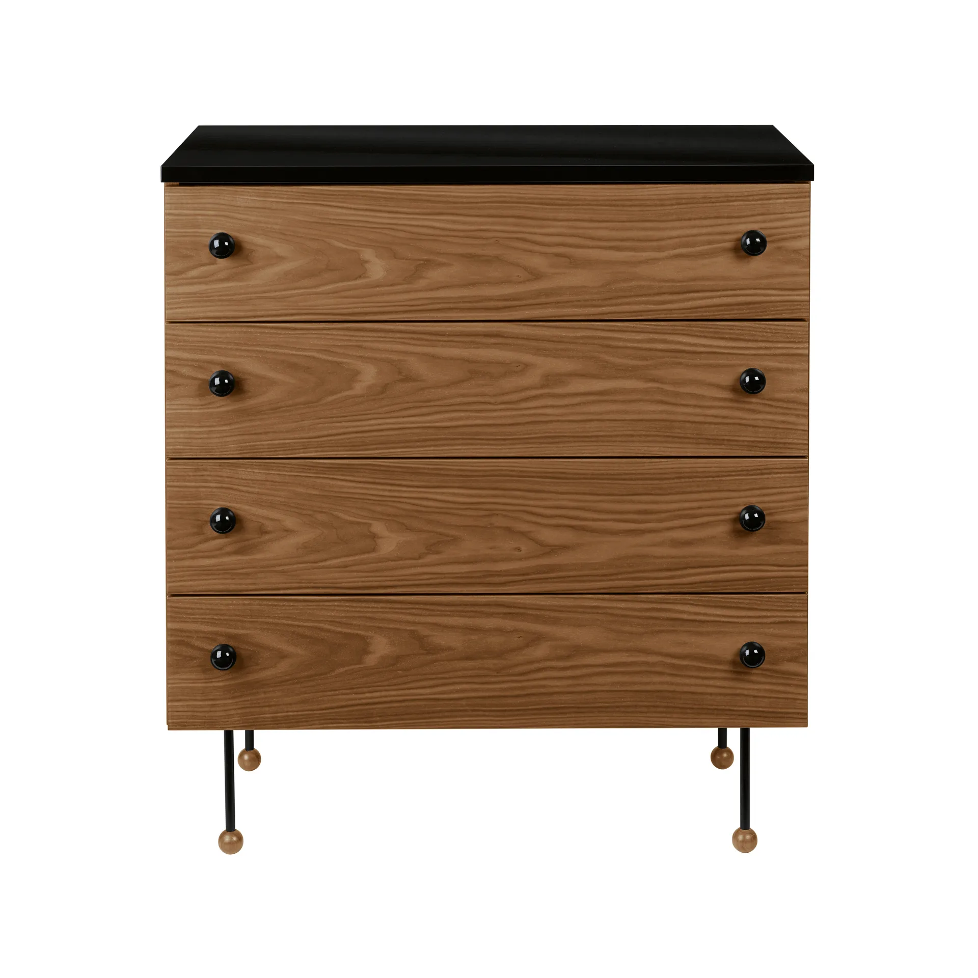 62 Dresser byrå, american walnut, 4 lådor GUBI