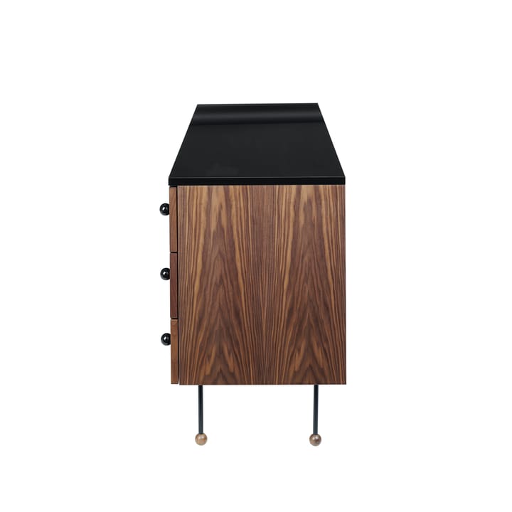 62 Dresser byrå, american walnut, 6 lådor GUBI