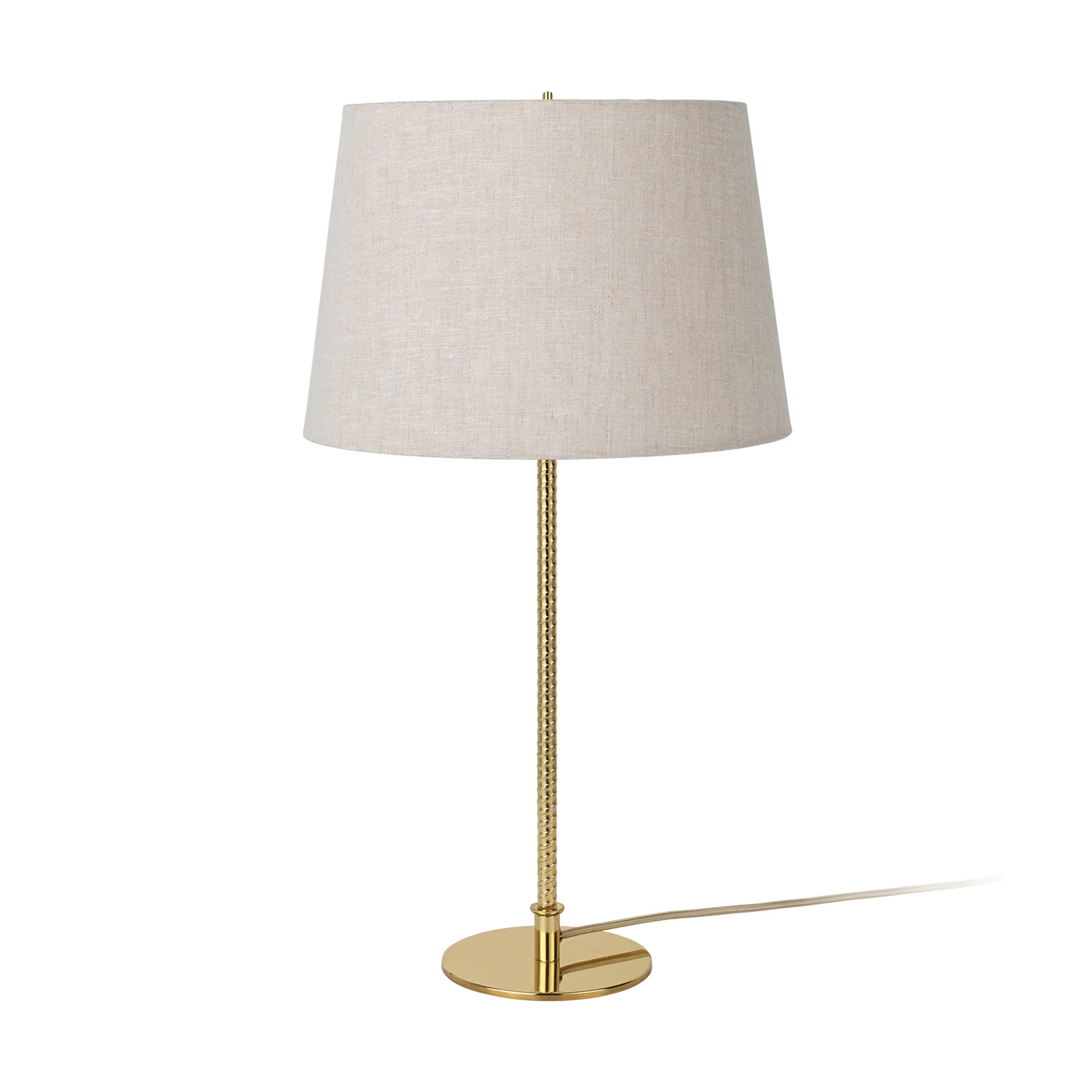 9205 bordslampa, Canvas-mässing GUBI