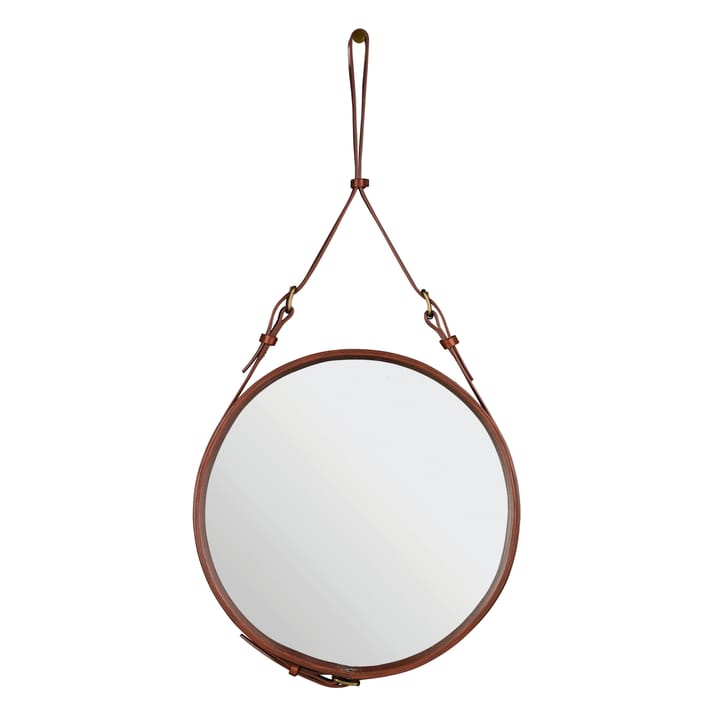 Adnet Circulaire spegel M - brun - GUBI