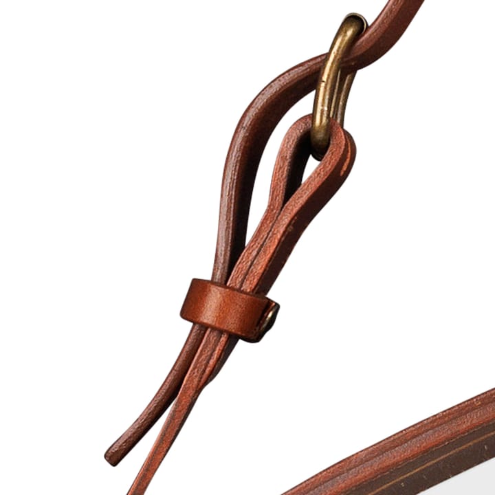 Adnet rund spegel, brown, large GUBI
