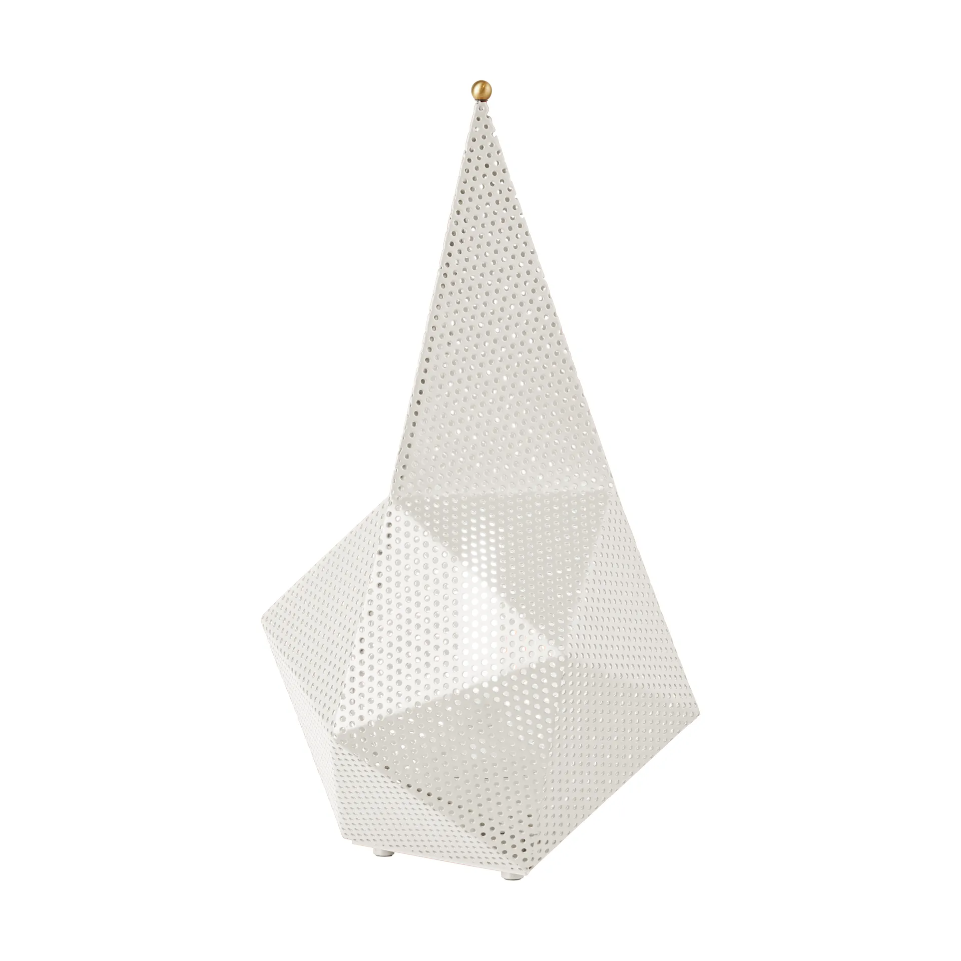 Bagdad portabel lampa, Cream white semi matt GUBI