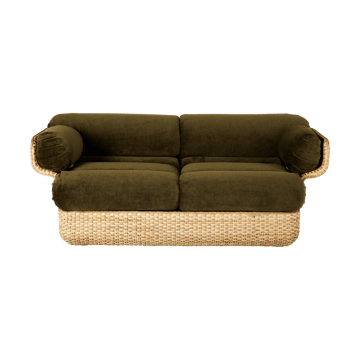 Basket 2-sits soffa helklädd - Mumble Glamour Group 40-rotting - GUBI