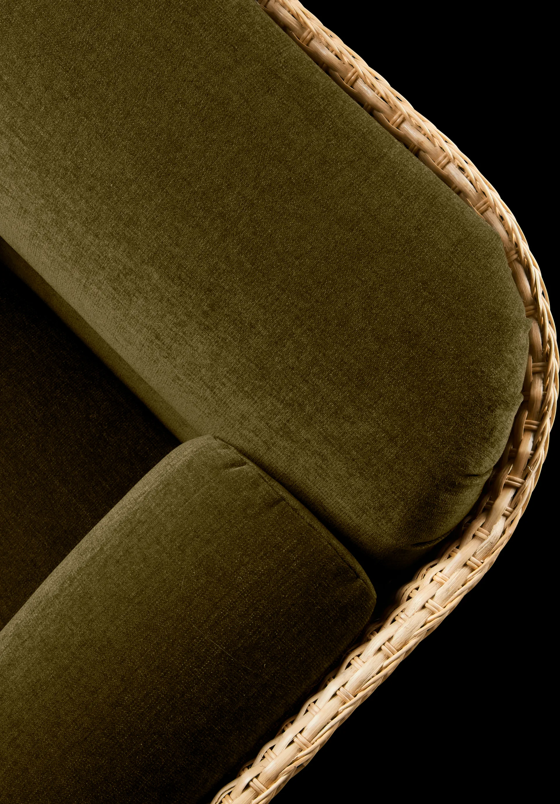 Basket 2-sits soffa helklädd, Mumble Glamour Group 40-rotting GUBI