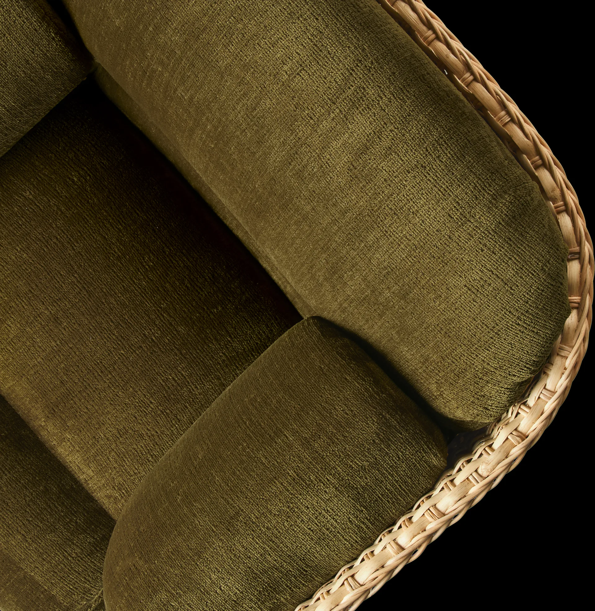 Basket loungestol helklädd, Mumble Glamour Group 40-rotting GUBI