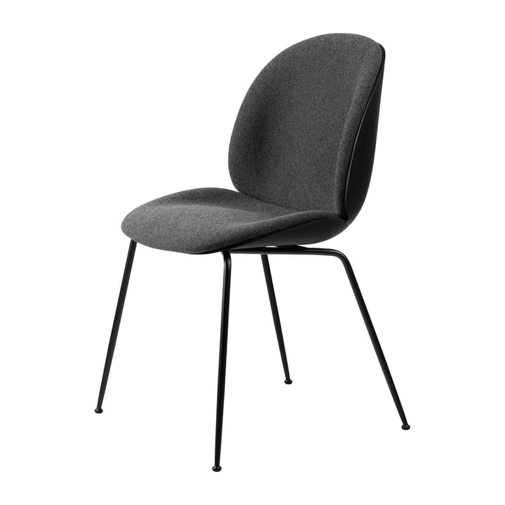 Beetle dining chair front upholstered conic base - Hallingdal 65 nr.173-black - GUBI