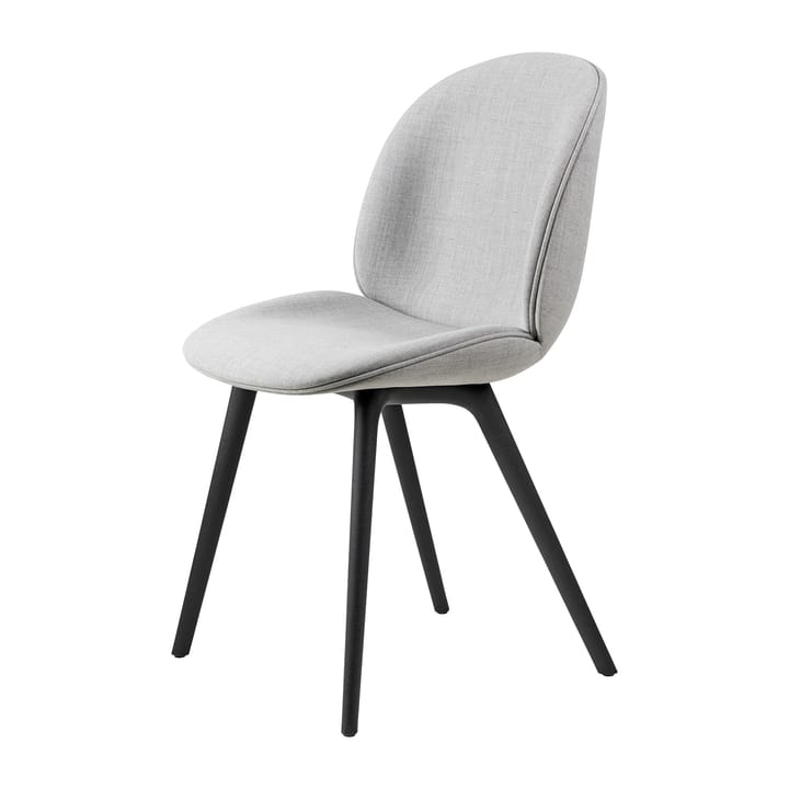 Beetle dining chair fully upholstered-plastic base - Remix 3 nr.123-black - GUBI