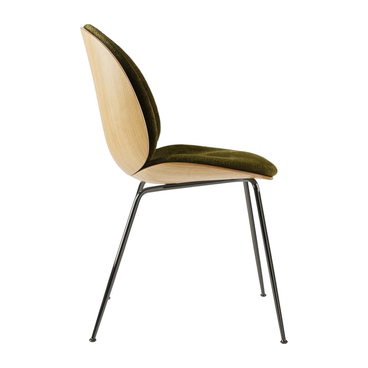Beetle framsidesklädd stol ek, Mumble 20-black chrome GUBI