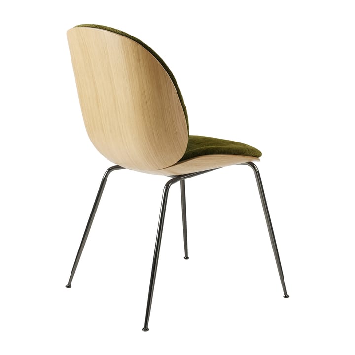 Beetle framsidesklädd stol ek, Mumble 20-black chrome GUBI