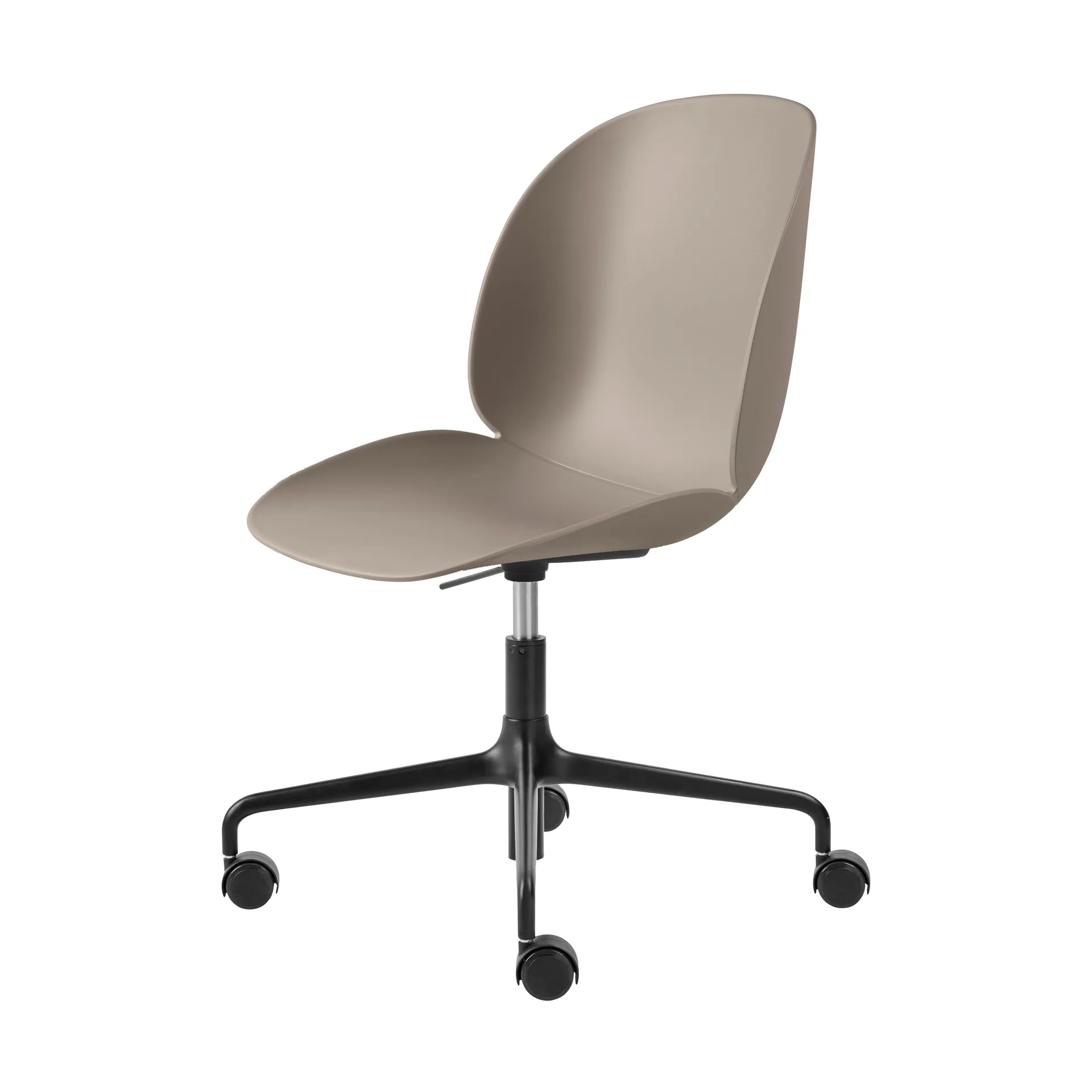 Beetle Meeting Chair kontorsstol, New beige-black GUBI