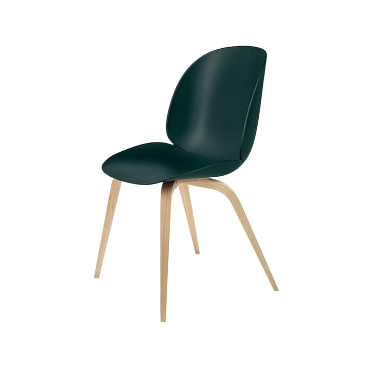 Beetle stol - Dark green-mattlackat ekstativ - GUBI
