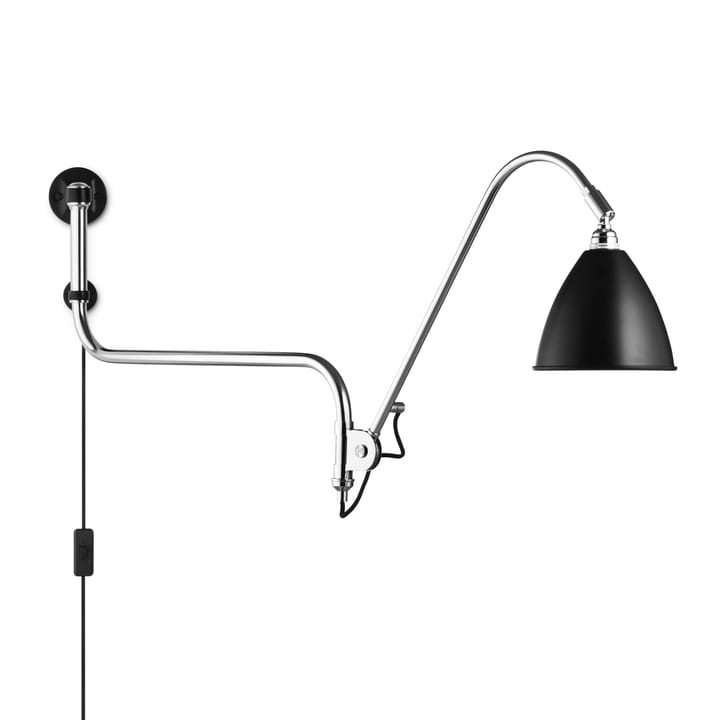 Bestlite BL10 vägglampa - svart-krom - GUBI