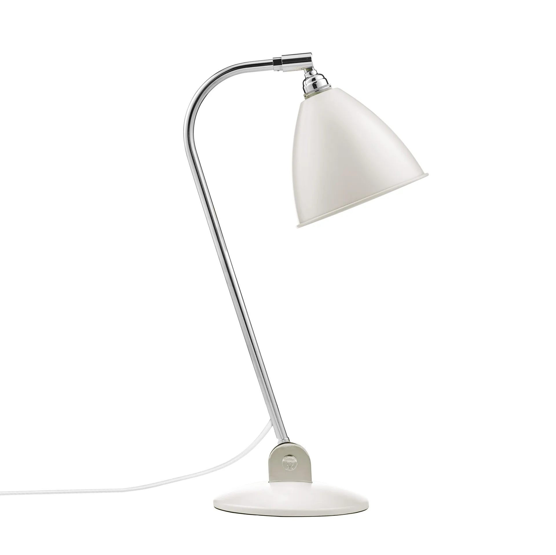 Bestlite BL2 bordslampa, matt vit-krom GUBI