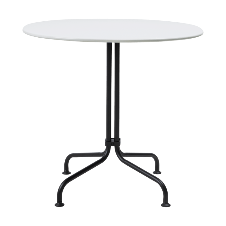 Carmel Bistro matbord 75x75 cm - Clam white-black semi matt - GUBI
