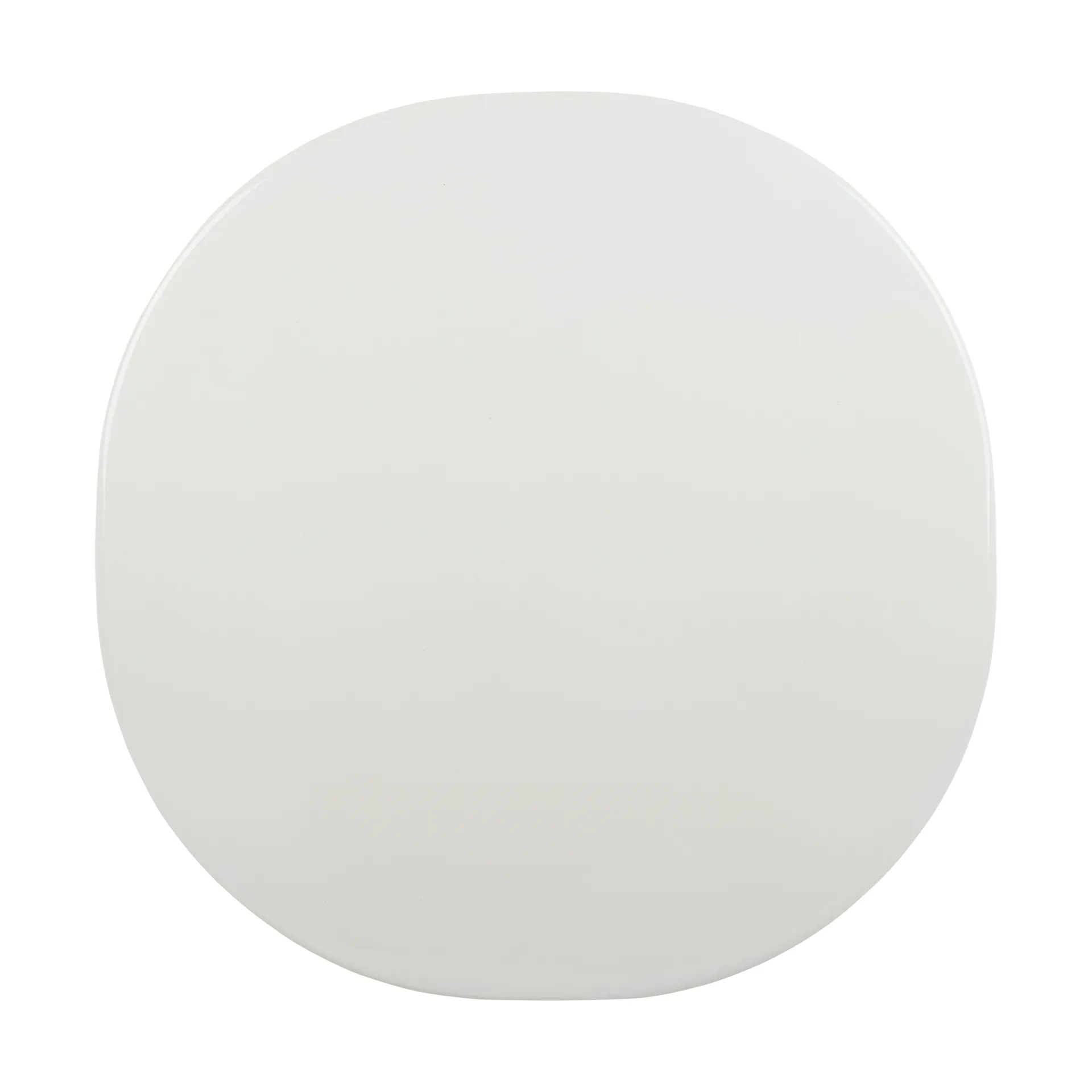 Carmel Bistro matbord 75x75 cm, Clam white-black semi matt GUBI