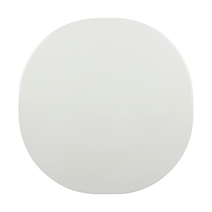 Carmel Bistro matbord 75x75 cm, Clam white-black semi matt GUBI