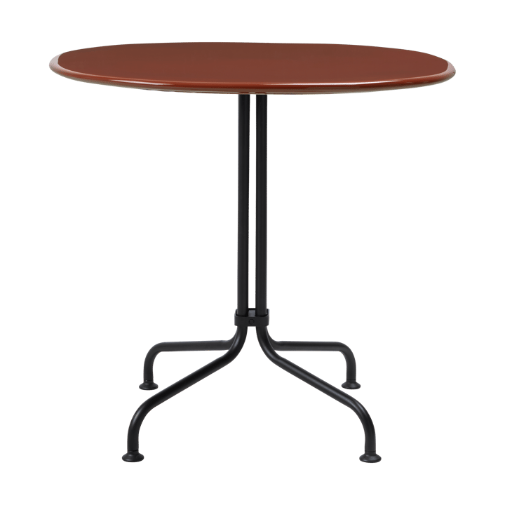 Carmel Bistro matbord 75x75 cm - Rock red-black semi matt - GUBI