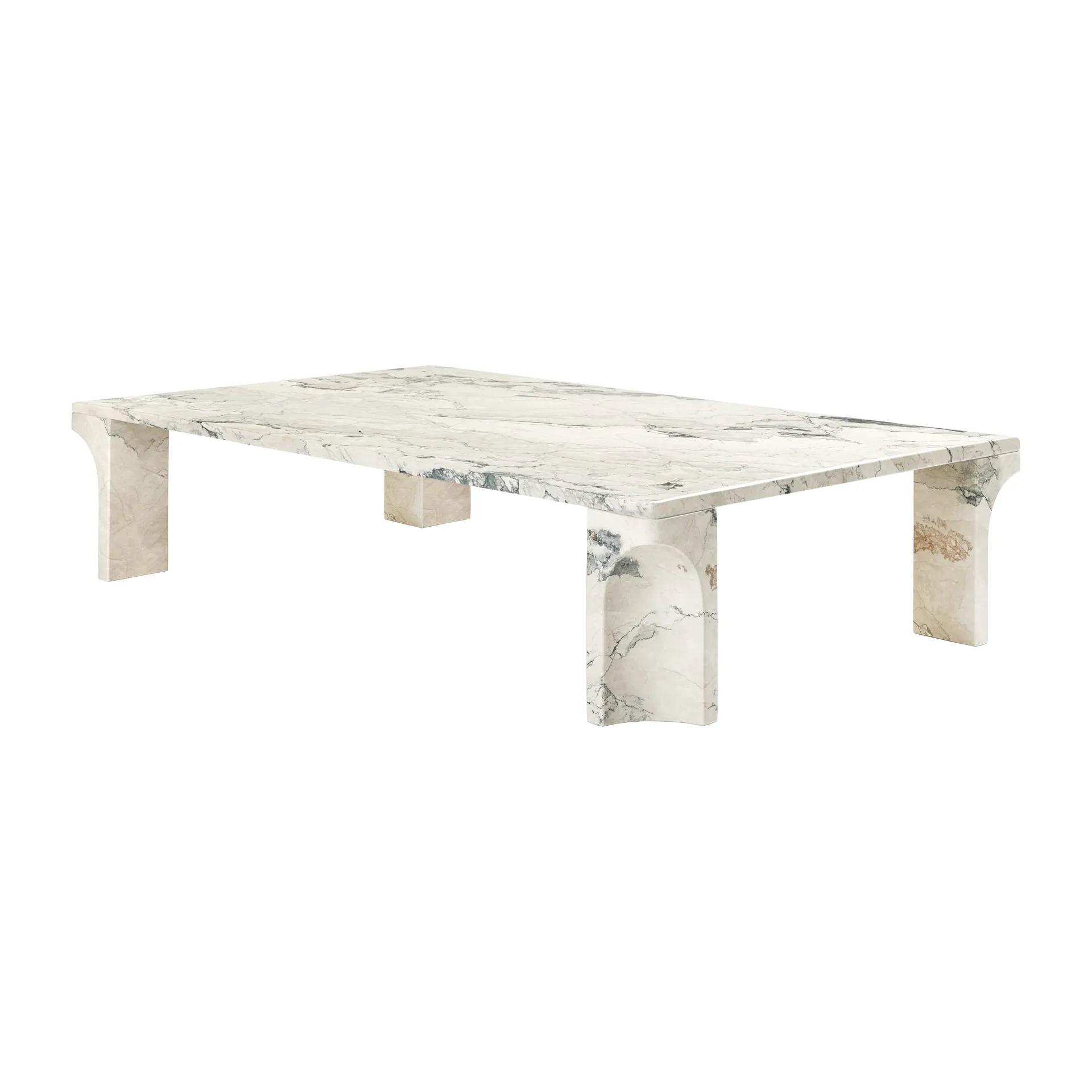 Doric soffbord 80x140 cm, Electric grey GUBI