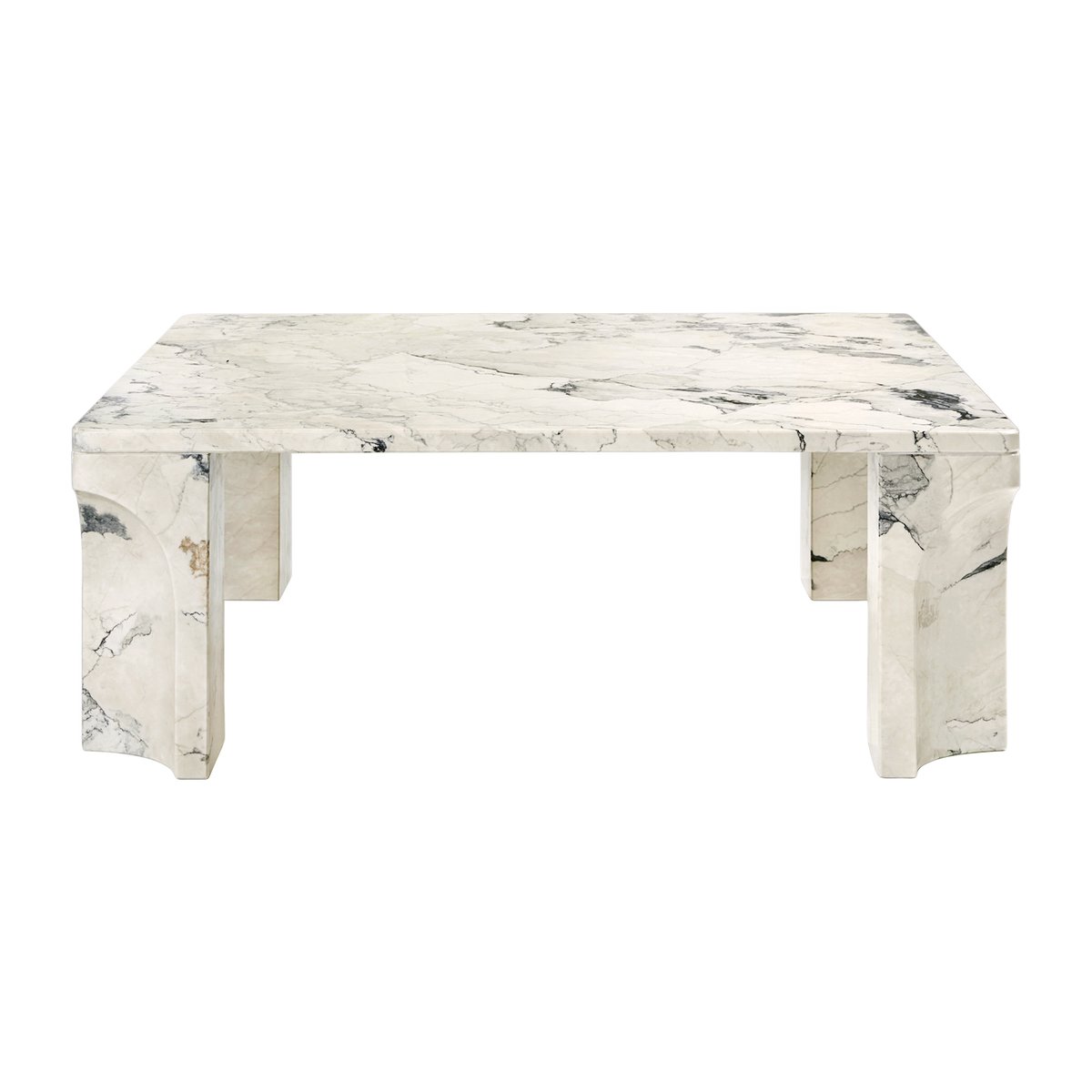 GUBI Doric soffbord 80x80 cm Electric grey | Skandinavisk Design | Soffbord | Grå