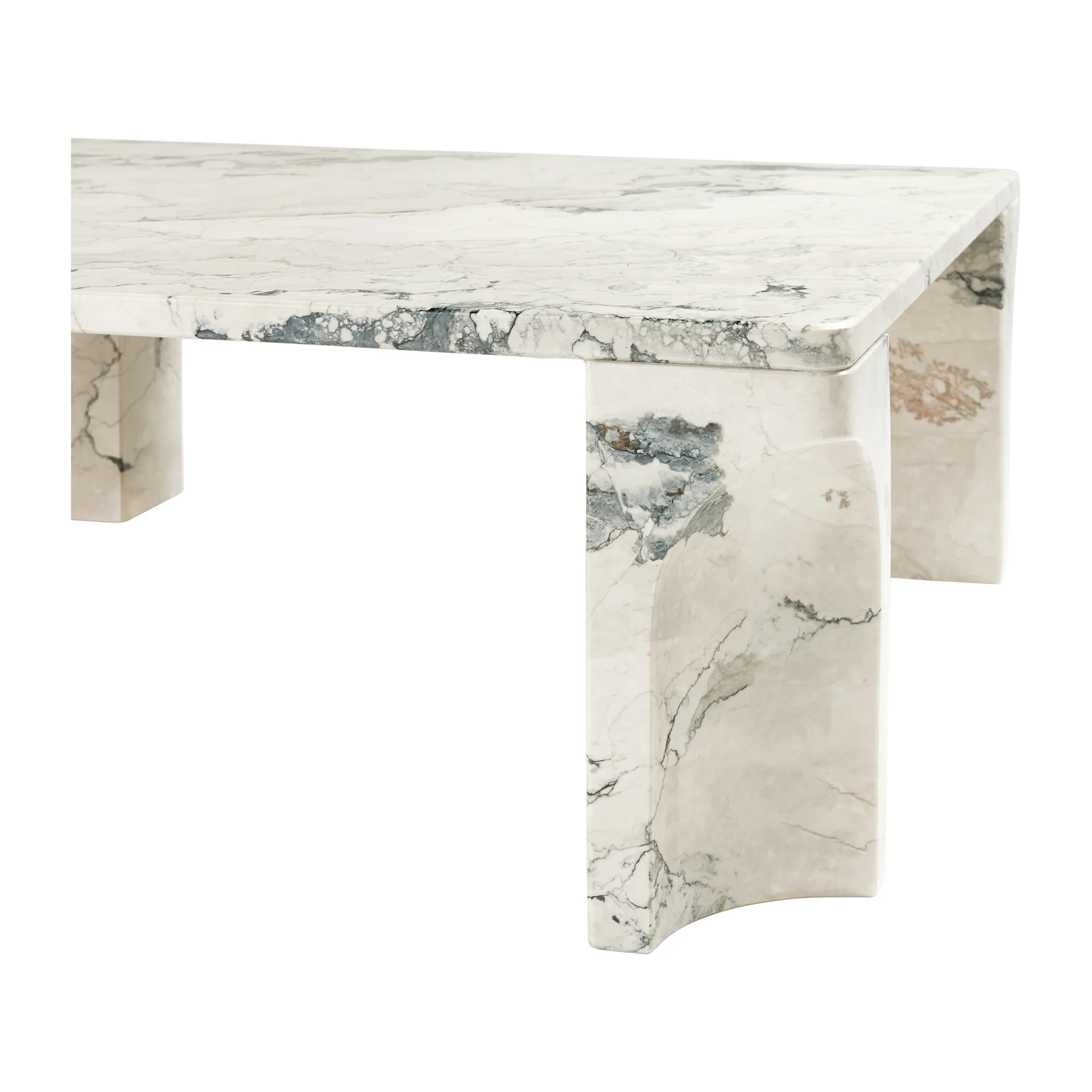 Doric soffbord 80x80 cm, Electric grey GUBI