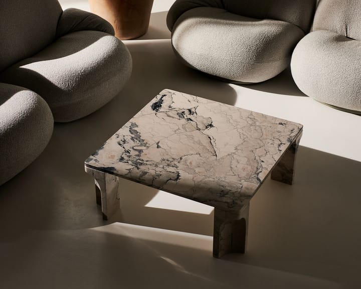 Doric soffbord 80x80 cm, Electric grey GUBI