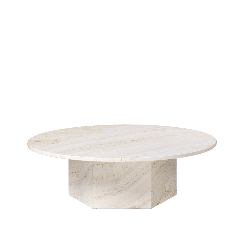 GUBI Epic soffbord White, o110 | Skandinavisk Design | Soffbord | Vit