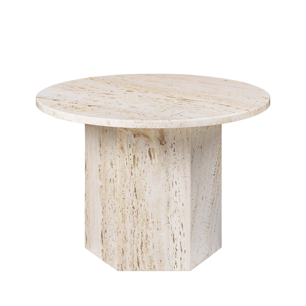 GUBI Epic soffbord White, o60 | Skandinavisk Design | Soffbord | Vit