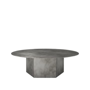 Epic Steel soffbord - Misty grey, Ø110cm - GUBI