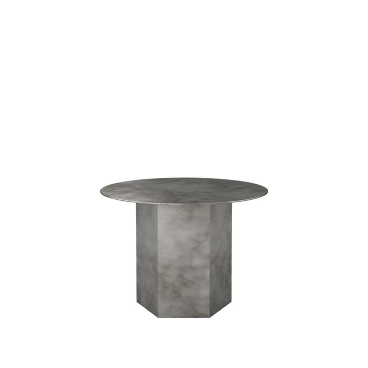 Epic Steel soffbord - misty grey, ø60cm - GUBI