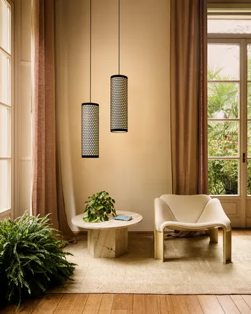 F300 loungestol - Alabaster white-Dedar Alouette - GUBI