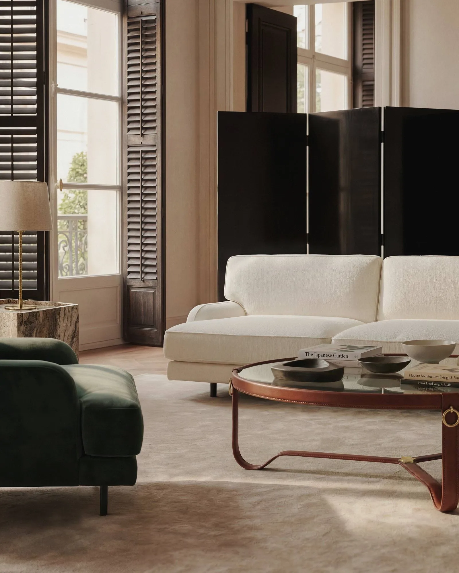 Flaneur soffa 2-sits, Asator 0984-matt svart, 3-sits GUBI