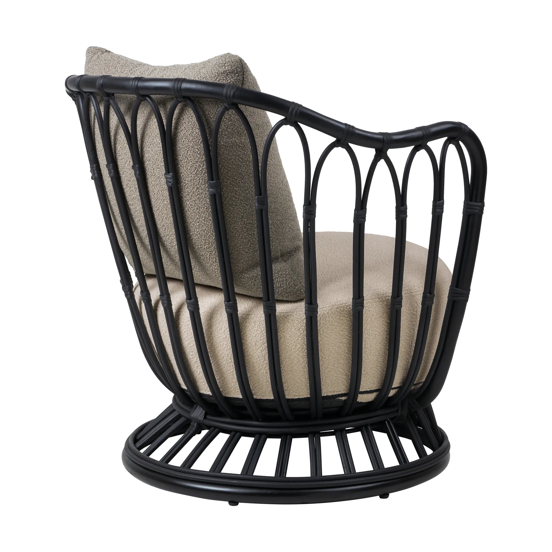 Grace Outdoor fåtölj, Lorkey Limonta 41-43-black GUBI