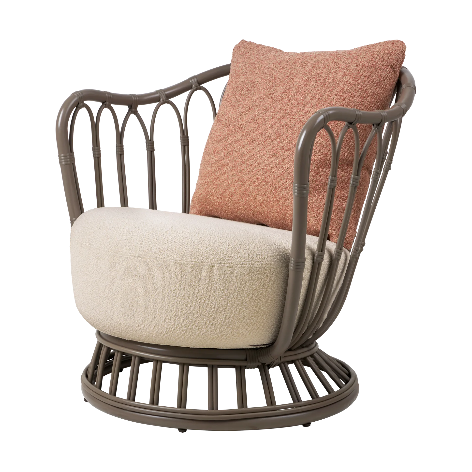 Grace Outdoor fåtölj, Lorkey Limonta 41-44-mushroom gray GUBI