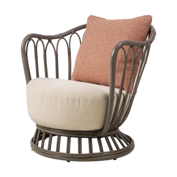 Grace Outdoor fåtölj - Lorkey Limonta 41-44-mushroom gray - GUBI