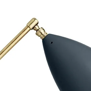 Gräshoppa bordslampa, antracit GUBI