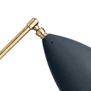 Gräshoppa bordslampa, antracit GUBI